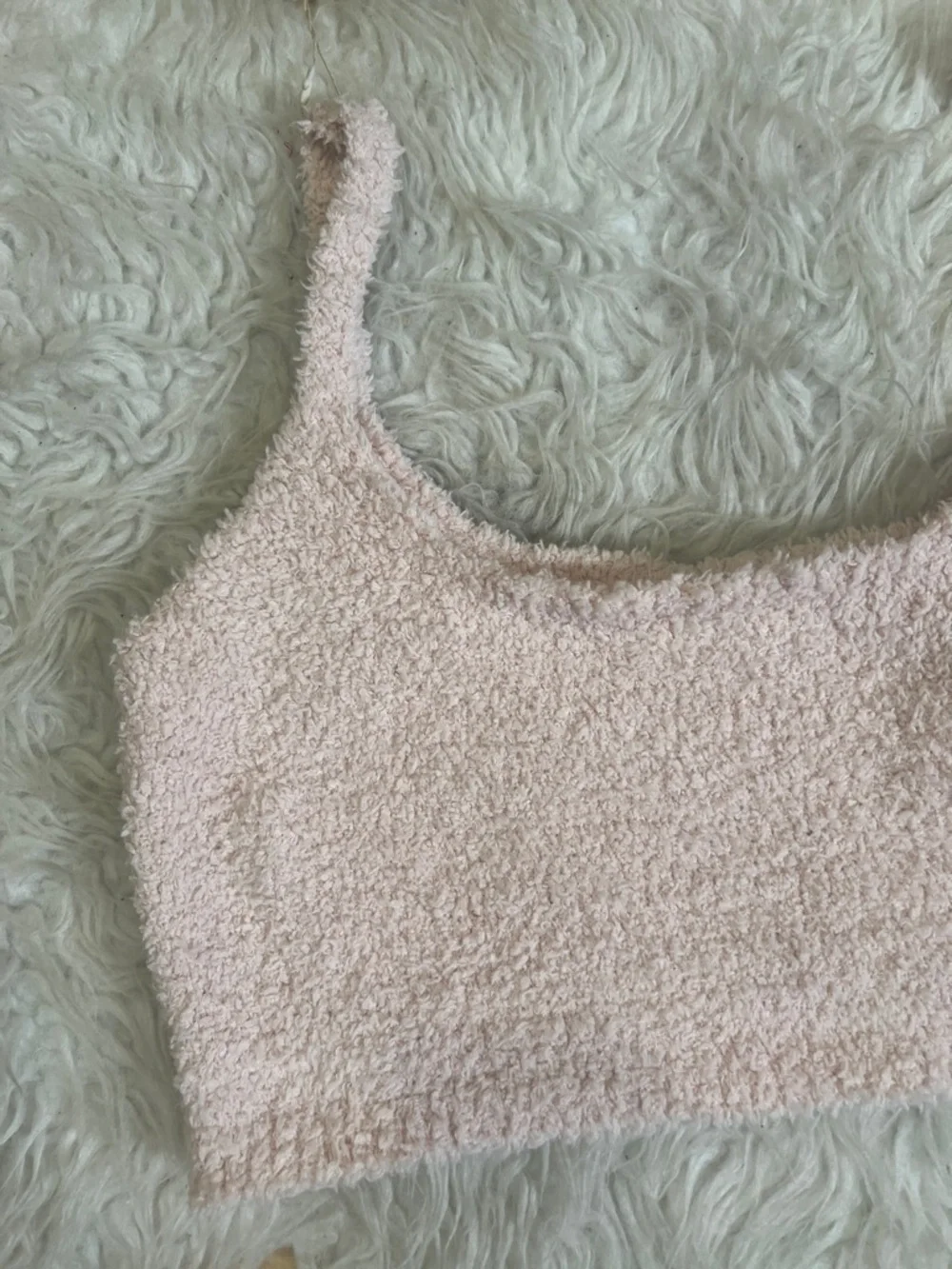 SKIMS Cozy Stretch Tank Top in Light Pink - Picture 2 of 5